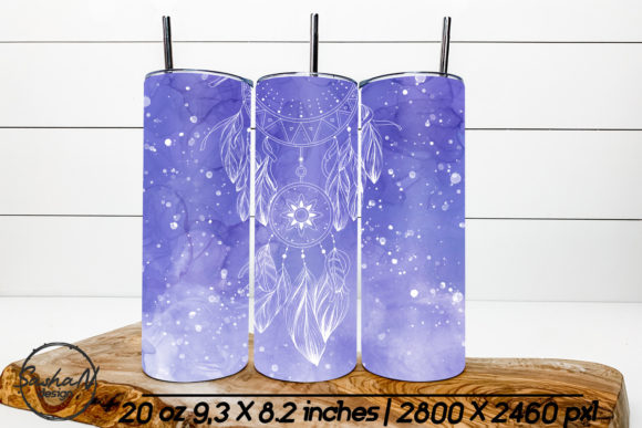 20 Oz Dream Catcher Sublimation Tumbler: Graphics & Print