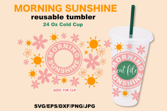 Crafting with Tumbler Morning Sunshine Seamless Graphics