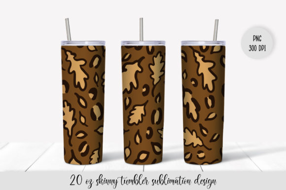Fall Oak Leaves Leopard Tumbler Wrap: A Designer's Review