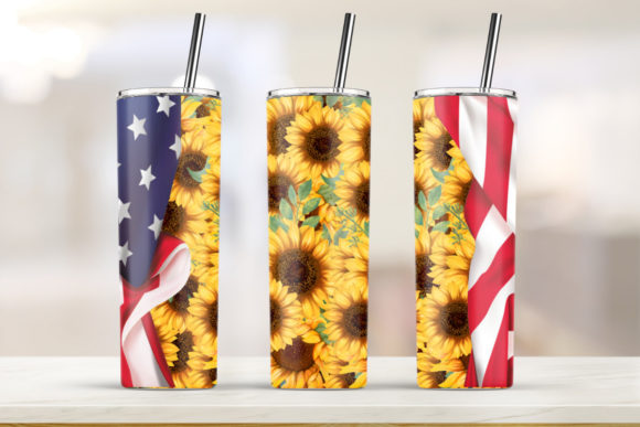 Sunflower USA Tumbler 20oz Skinny Design Review
