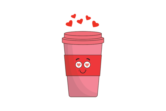 Valentine Kawaii Cup Drink Vector Graphics Review